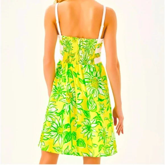 NWT Lilly Pulitzer Cheri Dress Limoncello Sunbelievable SIZE 4 - Picture 5 of 11